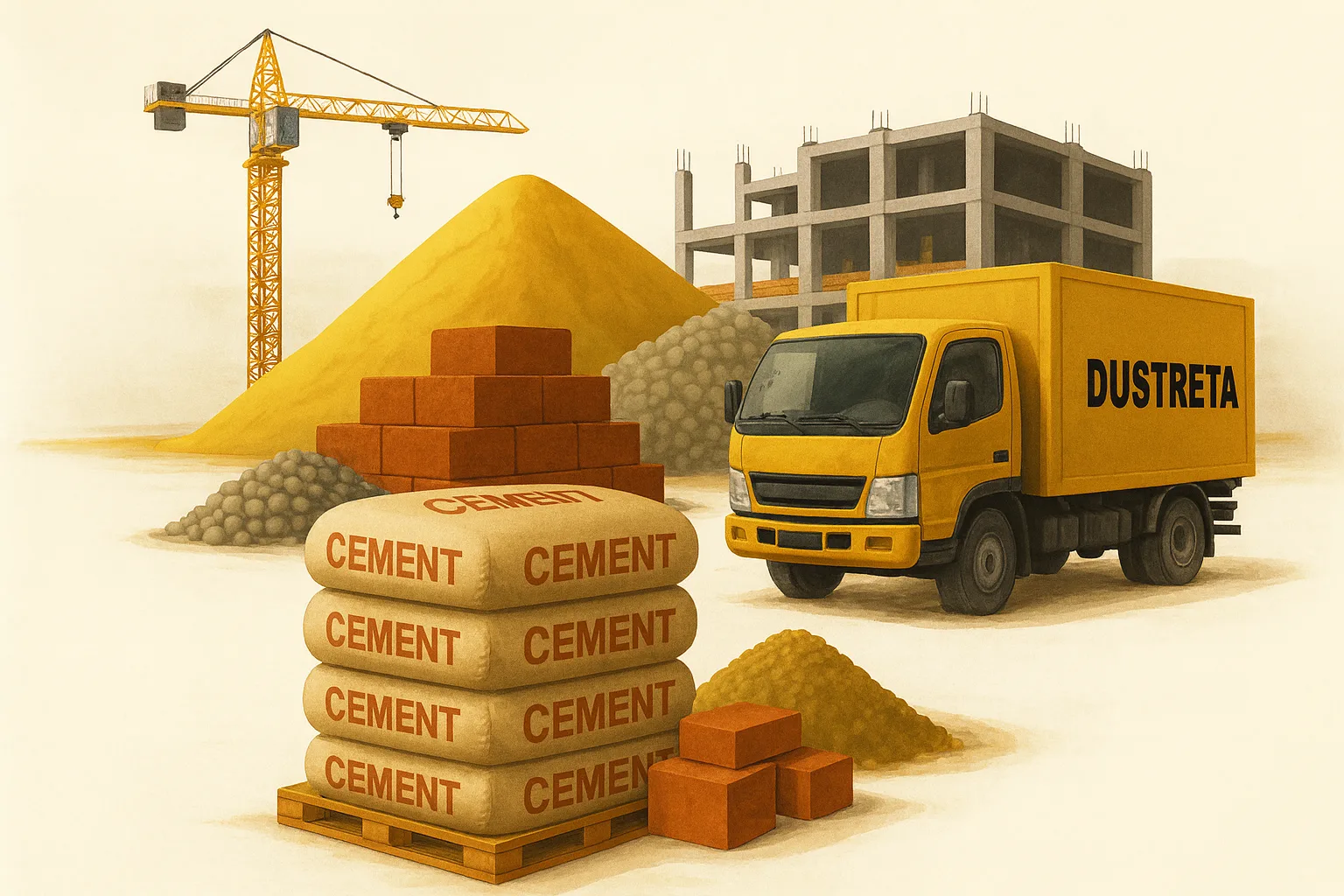 Dust Reta - building materials and truck